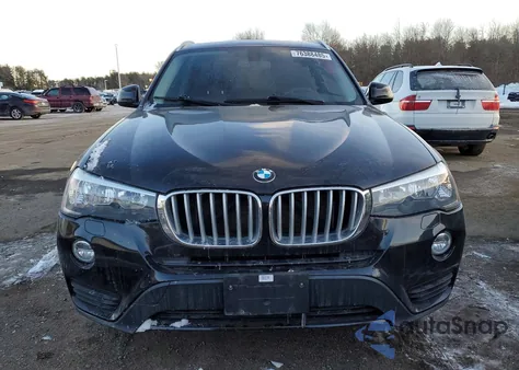 2016 BMW X3 xDrive28I z USA, uszkodzony, nr VIN 5UXWX9C54G0D75726